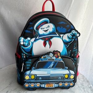 Loungefly Stay Puft Ghostbusters Light Up Backpack NWT